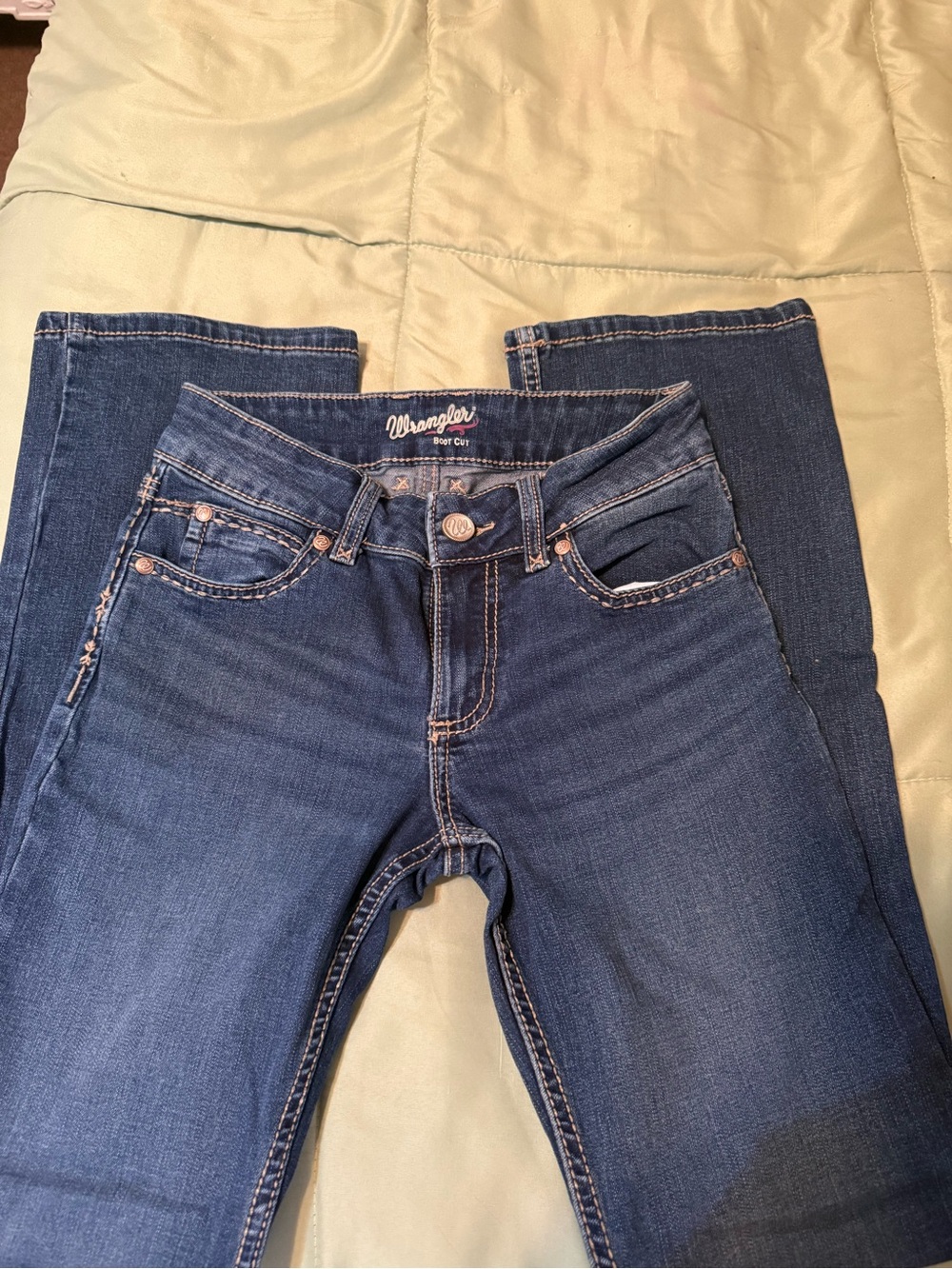 Wrangler Women's Dark Blue Stretch Skinny Jeans
